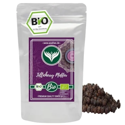 Abbildung von Azafran BIO Tellicherry Pfeffer ganz, Black Pepper, Malabar 250g