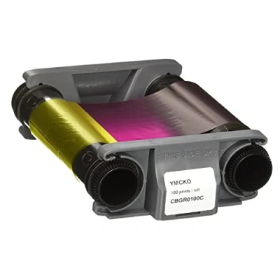 Abbildung von Kompatibel mit Ruban CBGR0100C YMCKO für Evolis Badgy 100 200 Bilder