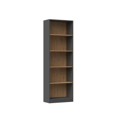 Abbildung von ibonto Bücherregal Elegantes Aufbewahrungsregal Wohnzimmermöbel für Wohnzimmer