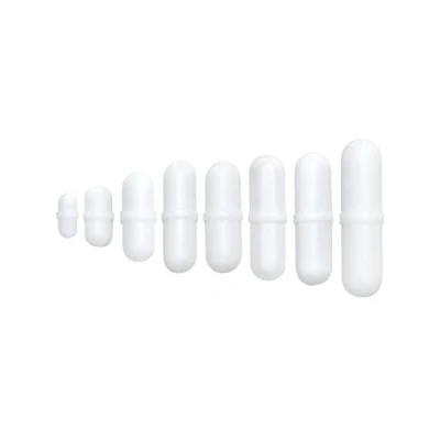 Abbildung von QWORK® 8er Set Magnetrührstäbchen Typ B PTFE Magnetrührer Labor Rührer für Magnetmischer