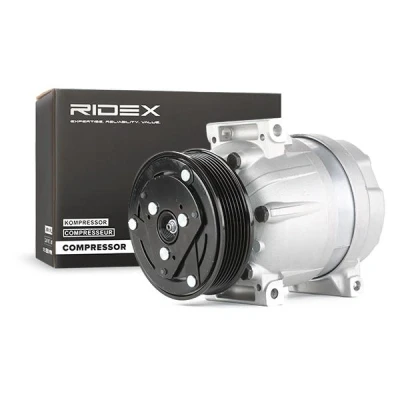 Abbildung von RIDEX 447K0086 Kompressor V5 PAG 150 R 134a mit Kompressoröl RENAULT: MASTER 2 Kasten, TRAFIC Bus, OPEL: Vivaro A Kastenwagen