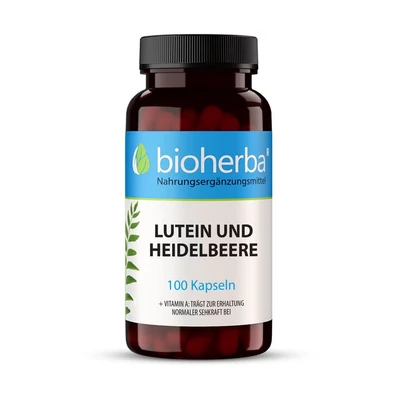 Abbildung von bioherba Lutein und Heidelbeere 100 St