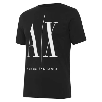 Abbildung von Armani Exchange Tshirt print, Herren, Größe: XXL, Black