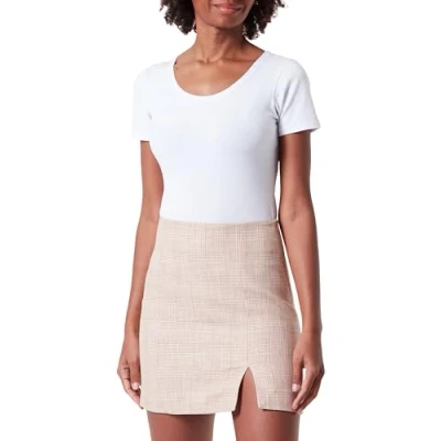 Abbildung von Koton Women Mini Skirt Slit Detail Linen Blended