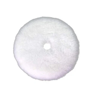 Abbildung von ABACUS® Lammfell Polierscheibe mit Klett Ø 150 mm (5322)