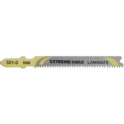 Abbildung von 82mm Stichsägeblätter für Schattenbrettlaminat, 5 Stück Extreme DeWALT [DT2080 QZ]