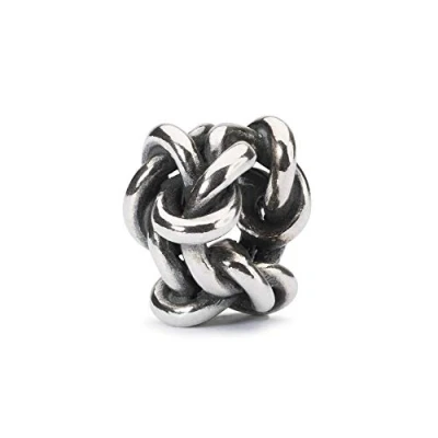 Abbildung von Trollbeads Charm Knoten der Freundschaft aus Sterling Silber in Farbe Silber, TAGBE 20204