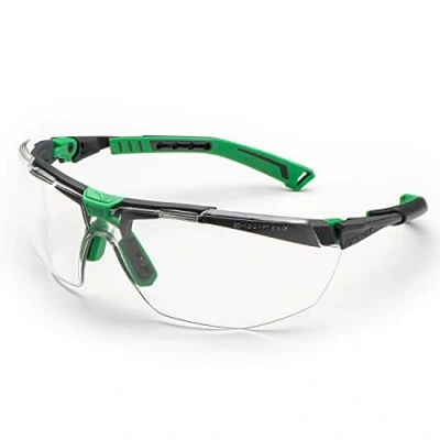 Abbildung von Univet 5X1 03 00 Schutzbrille Anti Beschlag Schutz, inkl. UV Schutz Schwarz, Grün DIN EN 166
