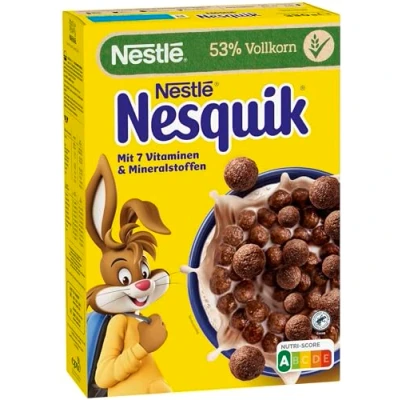 Abbildung von Nesquik Nestlé Knusper Frühstück, Schoko Cerealien mit Vollkorn, 1er Pack (1x 330g)