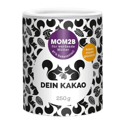 Abbildung von DEIN Kakao Schokoladenpulver mit aus biologischem Anbau 250g Kakaopulver (250 Gramm, MOM2B)