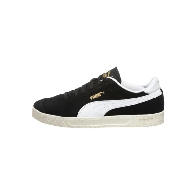 Abbildung von puma CLUB Sneaker low, Größe: 44.5, black whitegold Leder und textil
