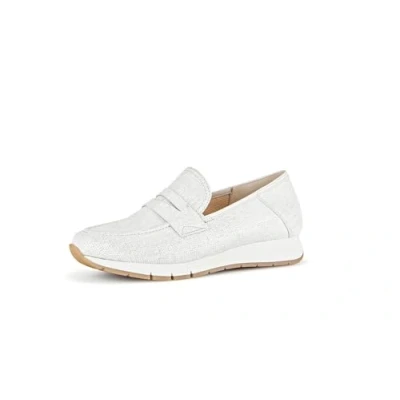 Abbildung von Gabor Instappers Slipper, Damen, Größe: 38, Offwhite Leder