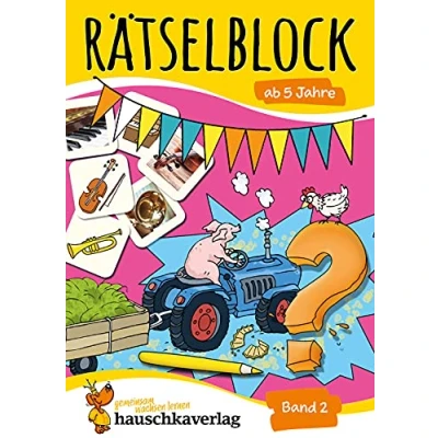 Abbildung von Rätselblock Band 2 ab 5J A5 Block hauschka Verlag