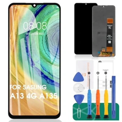 Abbildung von Ersatz LCD Display für Samsung Galaxy A13 (SM A137) 2022, SM A137F, Touch Digitizer Reparatur Kits (Schwarz, ohne Rahmen)