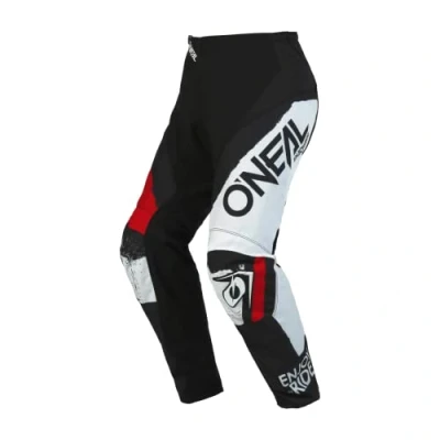 Abbildung von O&#039;NEAL Motocross Hose MTB Enduro MX Bequeme lockere Passform für maximale Bewegungsfreiheit, Bündchenlose Hosenbeine Element Pants Shocker V.23 Erwachsene Schwarz Rot Größe 28/44