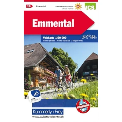 Abbildung von Kümmerly+Frey Velokarte 10 Emmental 1:60.000: Wetterfest, matt laminiert und mit free Download (Kümmerly+Frey Velokarten, Band 10)