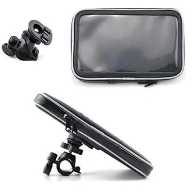 Abbildung von Motorrad/Fahrradlenkerhalter Halter mit wasserdichtem Gehäuse für Tomtom GO Premium 6&quot; Basic Essential 6 Zoll 6200 620 6250 6100 610 Professional Start Via 62 60 Sat NAV Navi