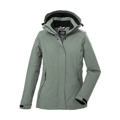 Abbildung von Killtec Outdoorjacke &quot;KOW 37 WMN JCKT&quot;, Wasserdichte Damen Funktionsjacke mit abnehmbarer Kapuze