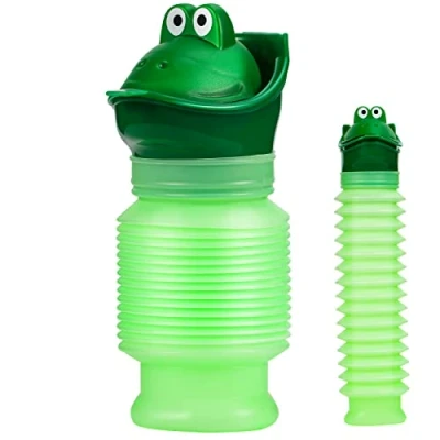 Abbildung von Notfall Urinal Schrumpfbares Tragbare Urinflasche Tasche Wiederverwendbar Camping Toilette Reise Auto Mobile Töpfchen