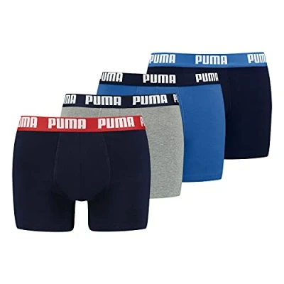 Abbildung von Puma Basic ECOM 4 PACK Panties, Herren, Größe: Large, Blue