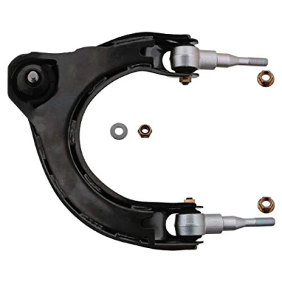 Abbildung von FEBI BILSTEIN 41233 Querlenker mit Sicherungsmutter, Halter Lager, Trag /Führungsgelenk Vorderachse links, oben Stahlblech