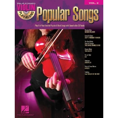 Abbildung von Popular Songs: Noten, CD für Violine (Hal Leonard Violin Play Along)