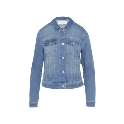Abbildung von comma casual identity Jeansjacke, Damen, Größe: 36, Blau