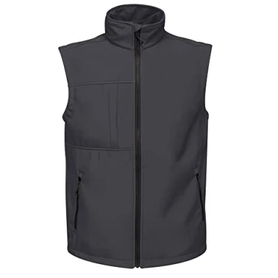 Abbildung von Regatta TRA848 74Y70 Professional Octagon II 3 lagige wasserdichte Softshell Bodywarmer, Grau (Schwarz), L