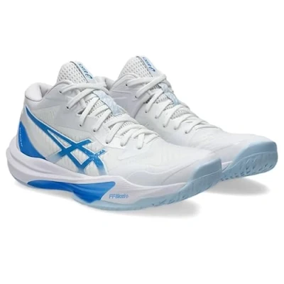 Abbildung von Asics SKY Elite FF MT 3 Volleyballschuh, Damen, Größe: 39.5, White/blue coast Schuhe