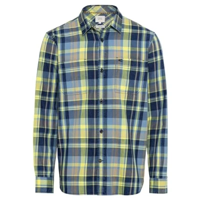 Abbildung von camel active Kariertes Hemd, Herren, Größe: XL, Lemon grass