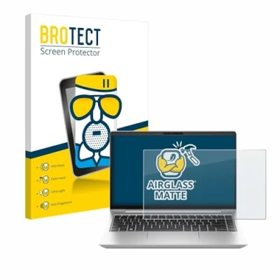 Abbildung von BROTECT Entspiegelungs Schutzglas für HP ProBook 440 G10 Schutz Folie Panzerfolie Glas Matt [Extrem Kratzfest 9H, Anti Reflex, Fingerprint]