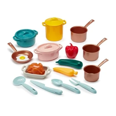 Abbildung von JOUETS ECOIFFIER SAS 1685 Topfset Azurgrün Simmer Imitationsspielzeug, grün, Einheitsgröße