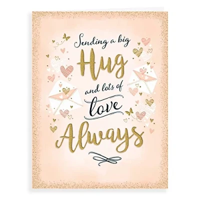 Abbildung von Piccadilly Greetings Karte Thinking Of You, 20,3 x 15,2 cm