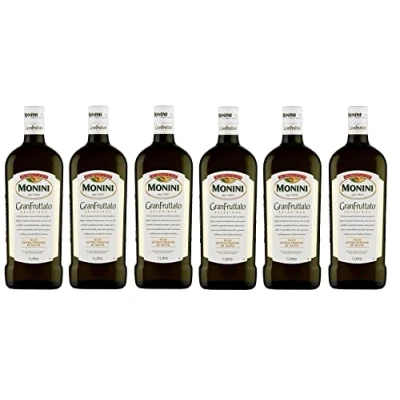 Abbildung von 6x Monini GranFruttato Olio Extra Vergine di Oliva Natives Olivenöl 1Lt