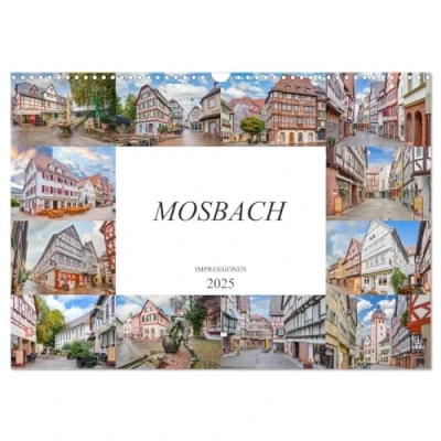 Abbildung von Mosbach Impressionen (Wandkalender 2025 DIN A3 quer), CALVENDO Monatskalender