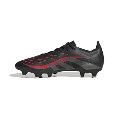 Abbildung von adidas Performance Predator League SOFT Ground Fußballschuh Stollen, Herren, Größe: 40 2/3, Core black/grey four/lucid red Schuhe