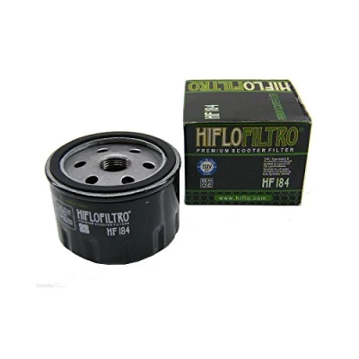 Abbildung von Ölfilter Hiflo HF184 für Aprilia Gilera Malaguti und Peugeot Piaggio/Vespa