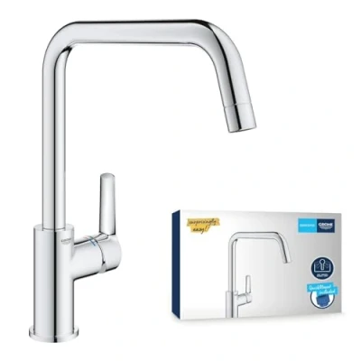 Abbildung von GROHE QuickFix Start, Standard, Chrom, Joystick, Eins/Eine(r), 3/8 Zoll, Keramik