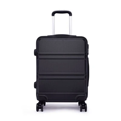 Abbildung von Kono Kleiner Koffer Trolley 55cm Boardcase 39L 2,5Kg Hartschale ABS Handgepäck 4 Spinner Rollen Pink