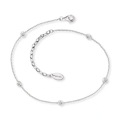 Abbildung von Engelsrufer Fußkette MOONLIGHT SILBER, ERF LILMOON ZI, mit Zirkonia (synth)