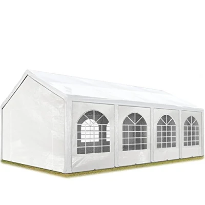 Abbildung von TOOLPORT Hochwertiges Partyzelt 3x9 m Pavillon Zelt PE Plane 450 N Gartenzelt Festzelt Wasserdicht weiß