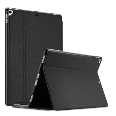 Abbildung von ProCase Buchdeckel Hülle für iPad Pro 12.9 Zoll 2017/2015 Release (Altes Modell, 1. und 2. Generation), Klapp Leicht Schutzhülle Urban Folio Case Smart Cover Schwarz