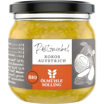 Abbildung von Ölmühle Solling Bio Aufstrich Röstzwiebel Kokos, 1er Pack (1 x 150 g)