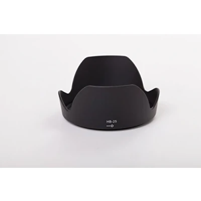 Abbildung von vhbw Gegenlichtblende Ersatz für Nikon HB 25 72mm Objektiv Streulichtblende, Schwarz, Kunststoff, tulpenförmig