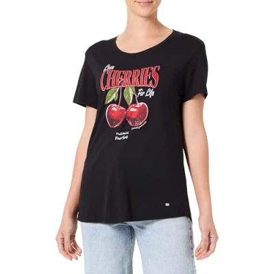 Abbildung von Key Largo Tshirt print, Damen, Größe: Large, Black