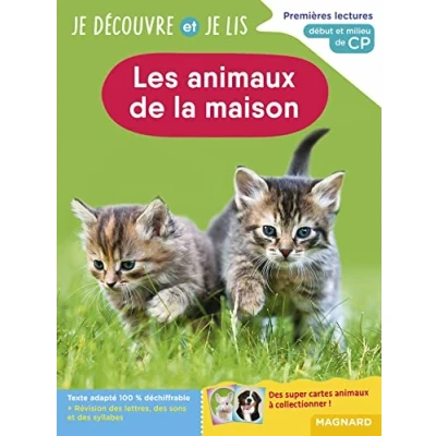 Abbildung von je découvre et lis CP Les animaux de la maison: premières lectures, découvertes
