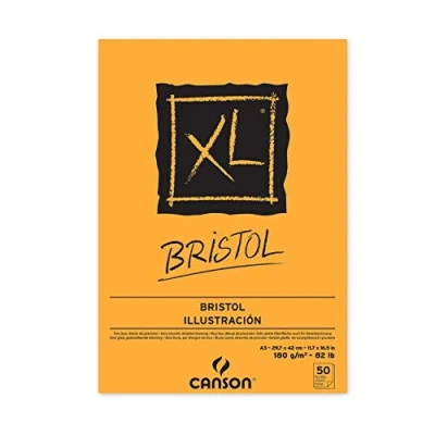 Abbildung von Canson Spiralalbum 29,7x42 50H XL Bristol extra glatt 180g, weiß, A3