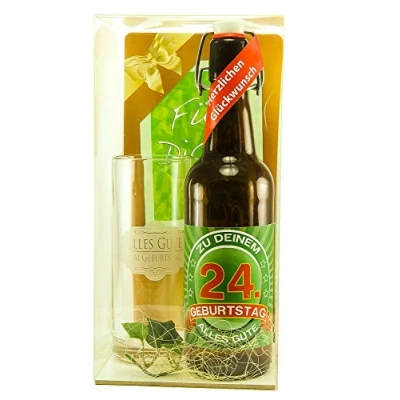 Abbildung von Bier Geschenk Geschenkset 24. Geburtstag