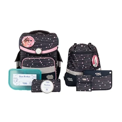 Abbildung von School Mood Timeless Air+ Schulranzen Ella Pony blau rosa