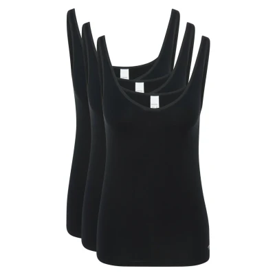 Abbildung von Speidel 3ER PACK Softfeeling Unterhemd/shirt, Damen, Größe: 46, Schwarz